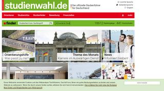 
                            8. Studienwahl.de - Startseite