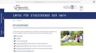 
                            2. Studierende | Uni Witten/Herdecke