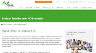 
                            2. Studium online | AKAD