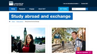 
                            2. Study abroad and exchange - QUT