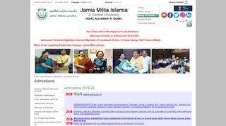 
                            3. Study at Jamia - Admissions 2019-20 - jmi.ac.in