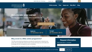 
                            8. Study online with Wits - Home - University of the ...