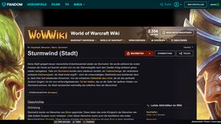 
                            5. Sturmwind (Stadt) | WoWWiki | FANDOM powered by Wikia