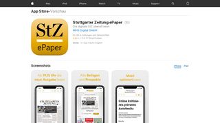 
                            8. ‎Stuttgarter Zeitung ePaper im App Store