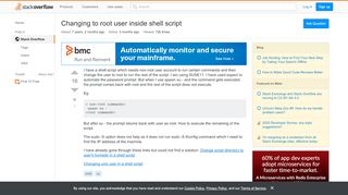 
                            5. su - Changing to root user inside shell script - Stack ...