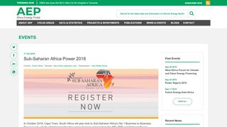 
                            1. Sub-Saharan Africa Power 2018 | Africa Energy Portal