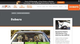 
                            6. Subaru | ASPCA