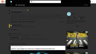 
                            8. Subcentral Bug : kodi - reddit.com
