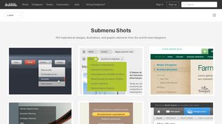 
                            6. Submenu Designs on Dribbble