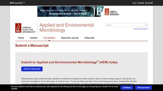 
                            1. Submit a Manuscript | Applied and Environmental Microbiology
