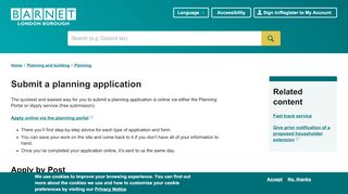 
                            9. Submit a planning application | Barnet Council