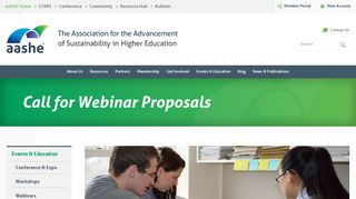 
                            7. Submit a Proposal to Present an AASHE Webinar Today