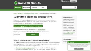 
                            7. Submitted planning applications