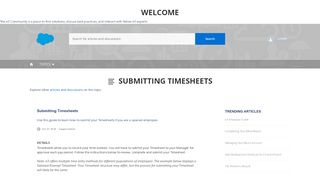 
                            5. Submitting Timesheets - Salesforce.com