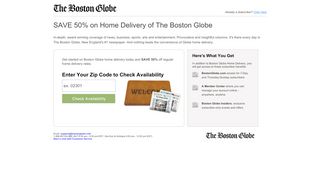 
                            8. Subscribe - The Boston Globe