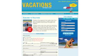 
                            7. Subscribe to Vacations - secure.vacationstogo.com