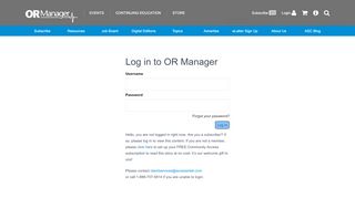 
                            10. Subscriber login - OR Manager