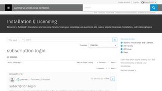 
                            9. subscription login - Autodesk Community