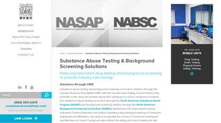 
                            8. Substance Abuse Testing & Background Screening | HASC