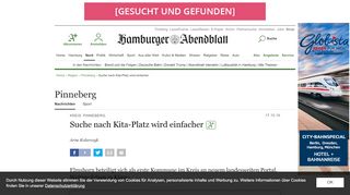 
                            8. Suche nach Kita-Platz wird einfacher - Pinneberg - Hamburger ...