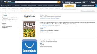 
                            7. Suchergebnis auf Amazon.de für: amazon payments login