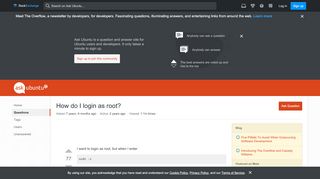 
                            10. sudo - How do I login as root? - Ask Ubuntu