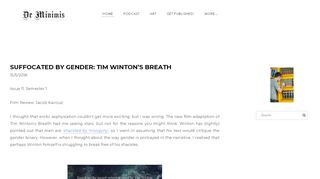 
                            6. Suffocated by Gender: Tim Winton’s Breath - De Minimis