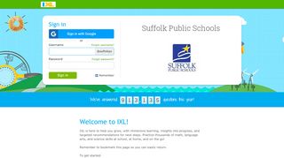 
                            7. Suffolk Public Schools - IXL