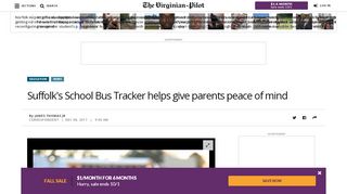 
                            9. Suffolk's School Bus Tracker helps give parents peace of mind ...