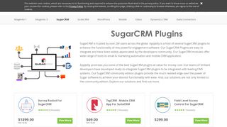 
                            5. SugarCRM Plugins & Addons, Sugar CRM Plug-ins ... - AppJetty