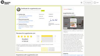 
                            6. sugartrends.com Customer Reviews & Experiences | Trusted Shops