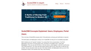 
                            9. SuiteCRM Concepts Explained: Users, Employees, Portal Users ...