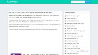 
                            4. Sulit.Com.Ph.Login Sign in Details