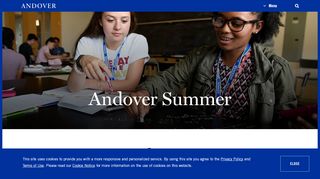 
                            2. Summer - Andover | An independent and inclusive coed boarding high ...