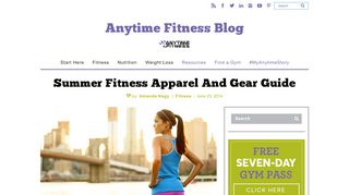 
                            1. Summer Fitness Apparel and Gear Guide - Anytime Fitness Blog