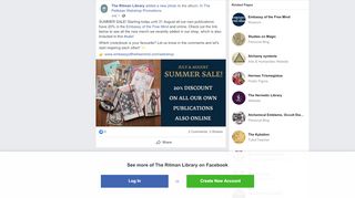 
                            6. SUMMER SALE! Starting today until 31... - The Ritman ...