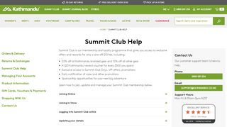 
                            4. Summit Club Membership Help - Kathmandu