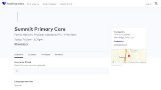 
                            9. Summit Primary Care, Hermitage, TN - Healthgrades