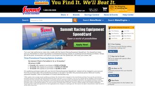 
                            4. Summit Racing Equipment SpeedCard - Free Shipping on Orders ...