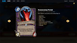 
                            3. Summoning Portal - Hearthstone Card Library - Hearthstone