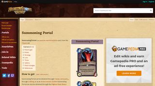 
                            7. Summoning Portal - Hearthstone Wiki