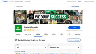 
                            6. Sunbelt Rentals Employee Reviews - Indeed