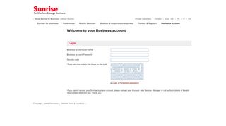 
                            1. Sunrise business account