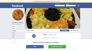 
                            7. Sunshine Catering - Reviews | Facebook