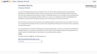 
                            9. Sunstates Security | MyGuardJobs.com