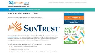 
                            4. SunTrust Custom Choice Loan® | eStudentLoan