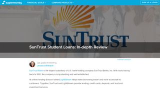 
                            7. SunTrust Student Loans: In-depth Review | SuperMoney!