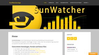 
                            2. SunWatcherApp | Speicherung, Darstellung und Auswertung der ...