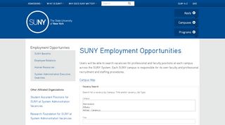 
                            4. SUNY Employment Opportunities - SUNY