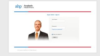 
                            6. Super Admin Login - AHP - Academic HealthPlans waiver …